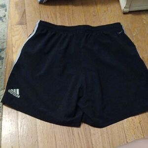 Adidas Black and White Sports Shorts